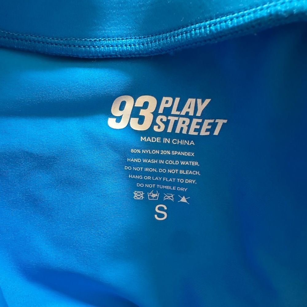 93 Play Street CHLOE Blueberry Pie High Rise Bikini Bottom - Picture 3 of 3